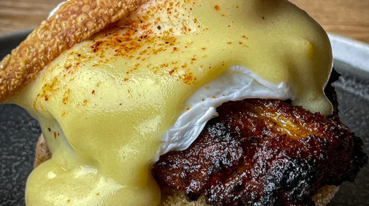 Pork Belly Eggs Benedict