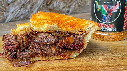 Braai Beef Shin and Guinness Pie