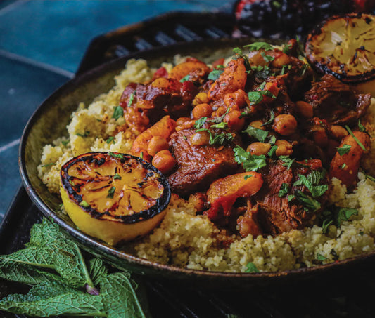 Harissa Beef & Chickpea Tagine