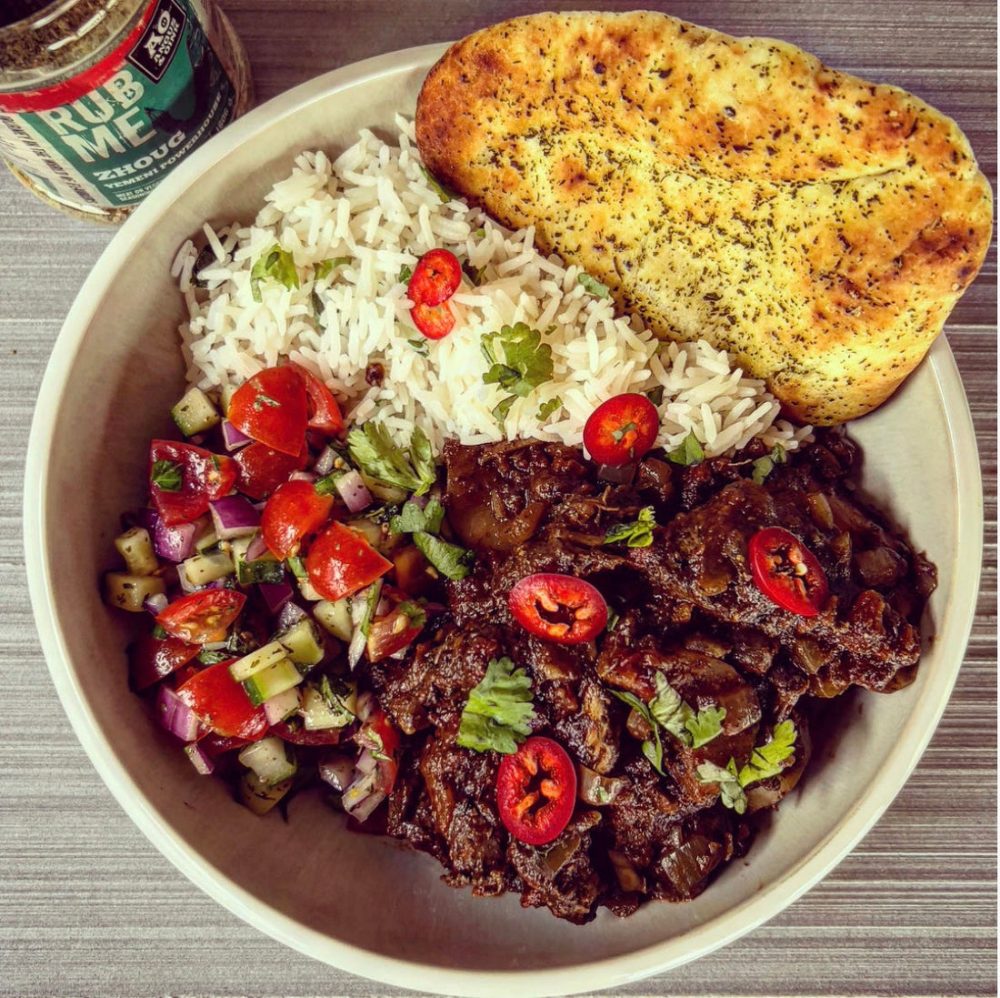 Zhoug Beef & Potato Curry