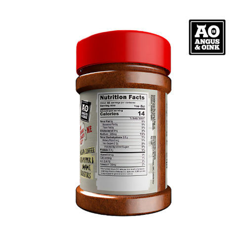 Angus & Oink | Dirty Cow Beef BBQ Rub | Bold Flavour for Brisket & Beef Ribs | Perfect for Low & Slow BBQ | Gluten-Free | 220g