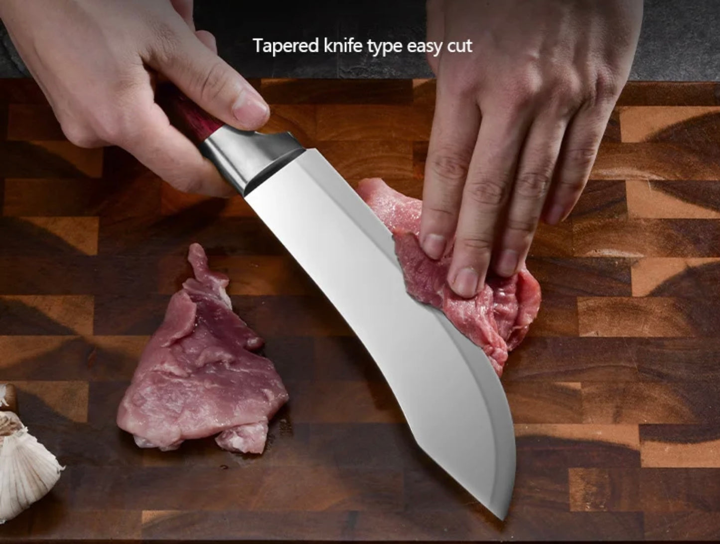 Precision Stainless Steel Slicing Knife with Protective Sleeve (7”)