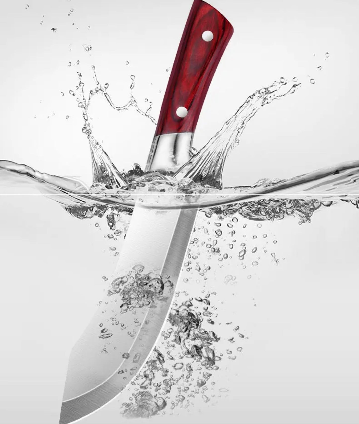 Precision Stainless Steel Slicing Knife with Protective Sleeve (7”)