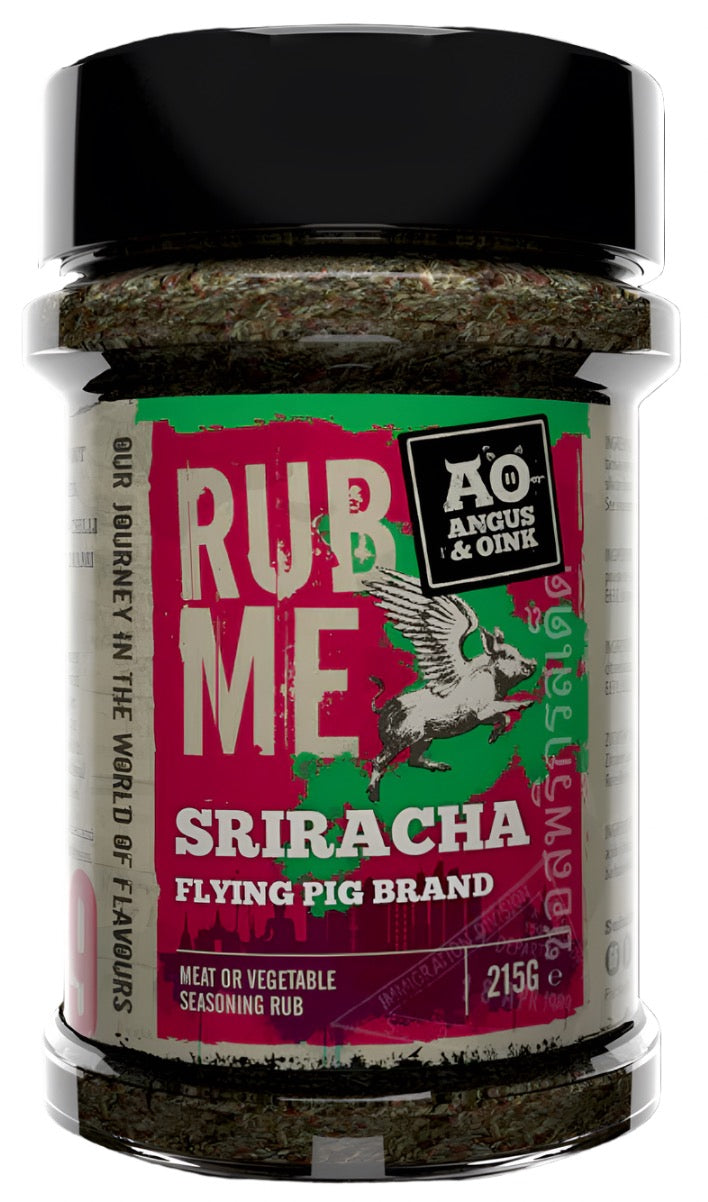 Angus & Oink | Sriracha Seasoning | Tangy Thai Spice Blend | Perfect for Eggs, Noodles, and Shrimp | Gluten-Free | 215g