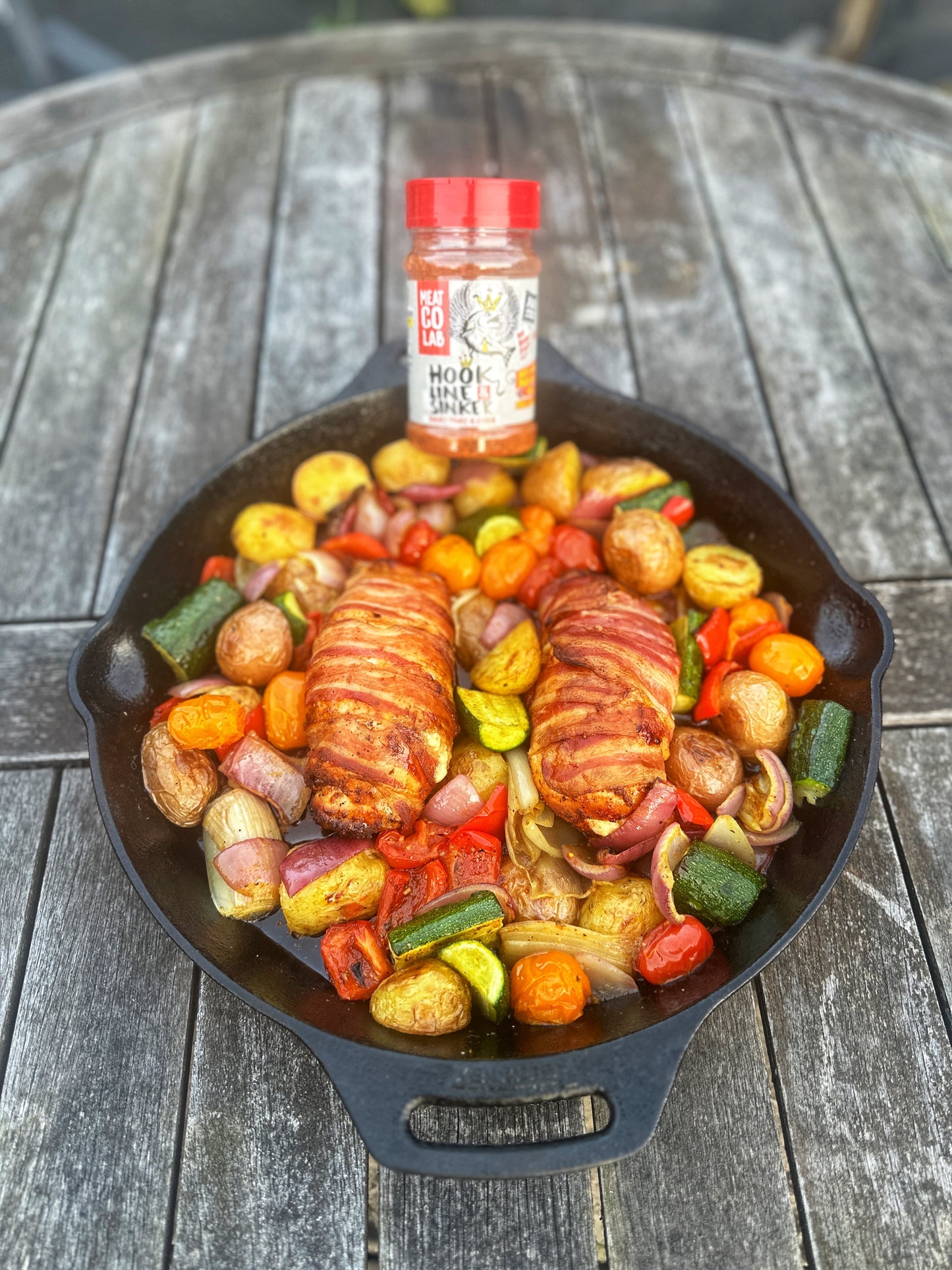 Angus & Oink | Hook Line & Sinker Rub | Maple Glazed Smoky Garlic | Perfect for Fish, Pork & Chicken | 210g