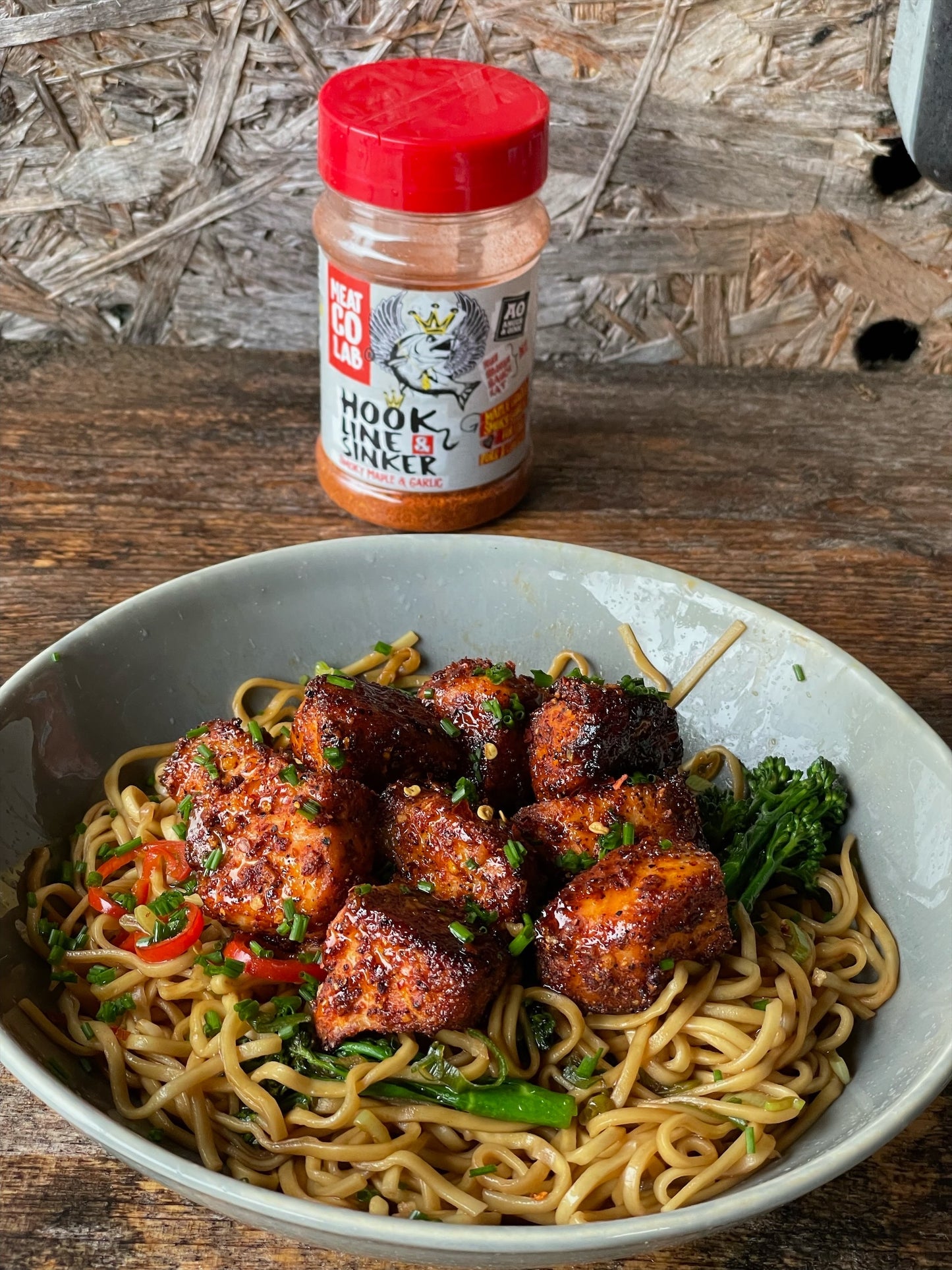 Angus & Oink | Hook Line & Sinker Rub | Maple Glazed Smoky Garlic | Perfect for Fish, Pork & Chicken | 210g