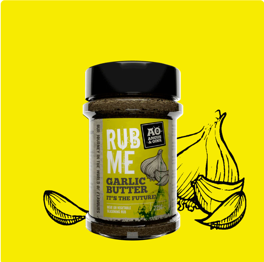 Angus & Oink | Garlic Butter Seasoning | Rich & Indulgent Flavour for Chicken, Fries & Roast Potatoes | 225g